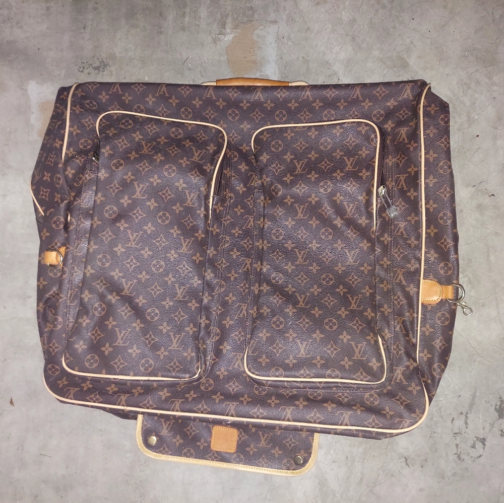 Vintage Louis Vuitton French Garment Bag 1970's